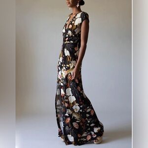 COPY - NWOT Etro FLORAL TWIST FRONT JERSEY MAXI DRESS!